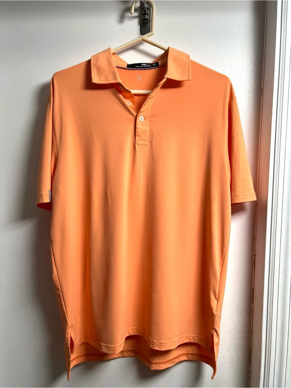 Ralph Lauren Wickless Peach Orange Short-Sleeve Polo